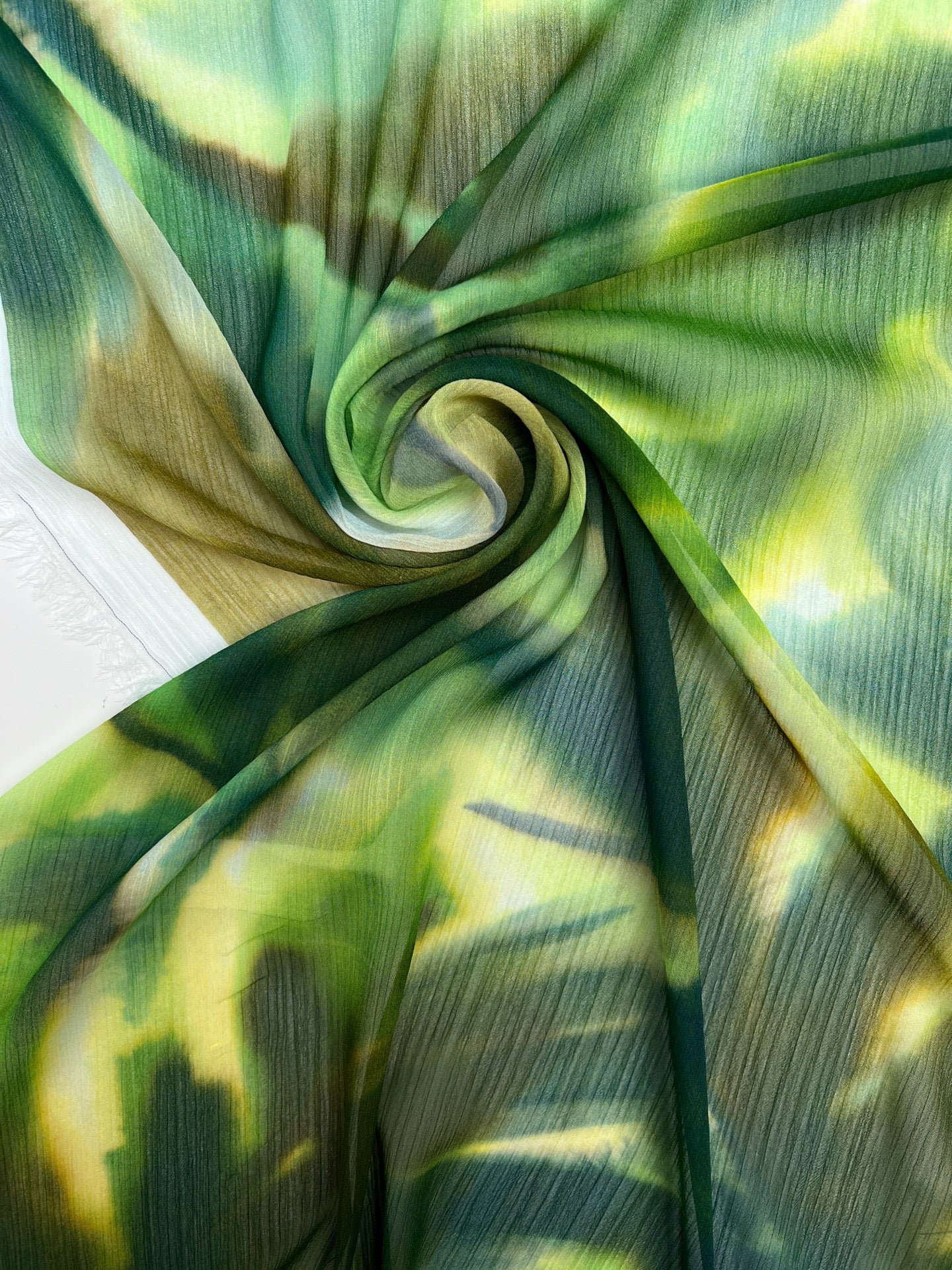 画材 Green gold chiffon 画材 Green gold chiffon Sage Green Silk