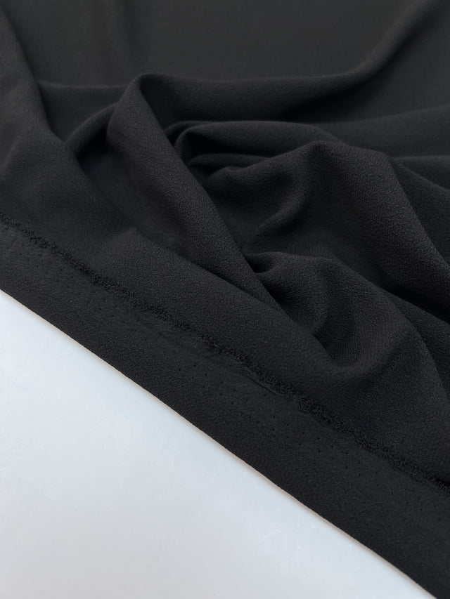 Crêpe Noir Tissé Polyamide