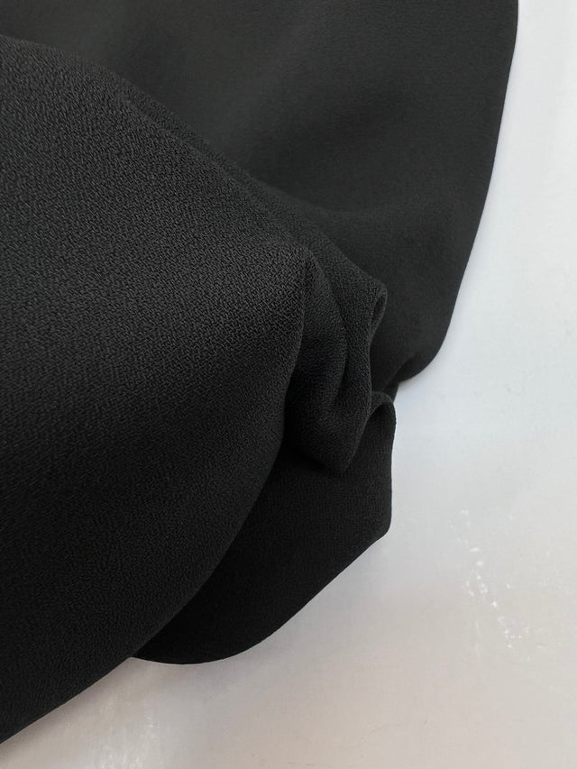 Tissu Crêpe Noir Polyamide