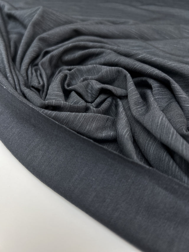 Melange Gray Viscose Knitted