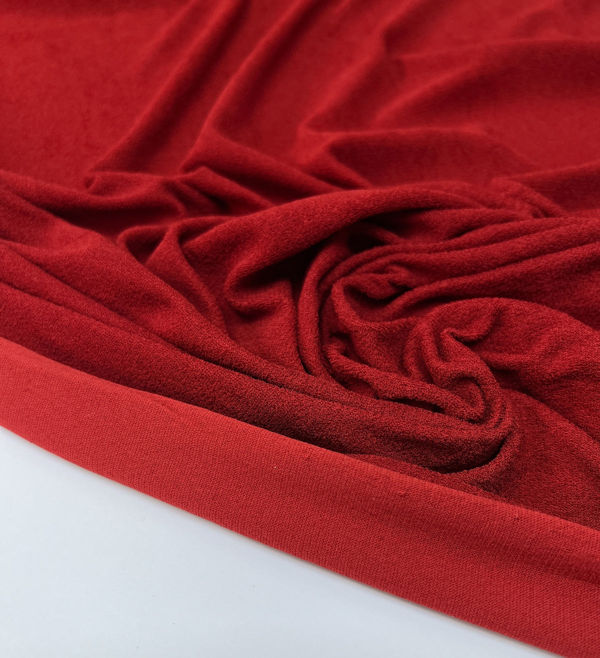 Red Terry Rag Red Terry Cloth Knitted Fabric | Beglarian Fabrics - Retail & Wholesale