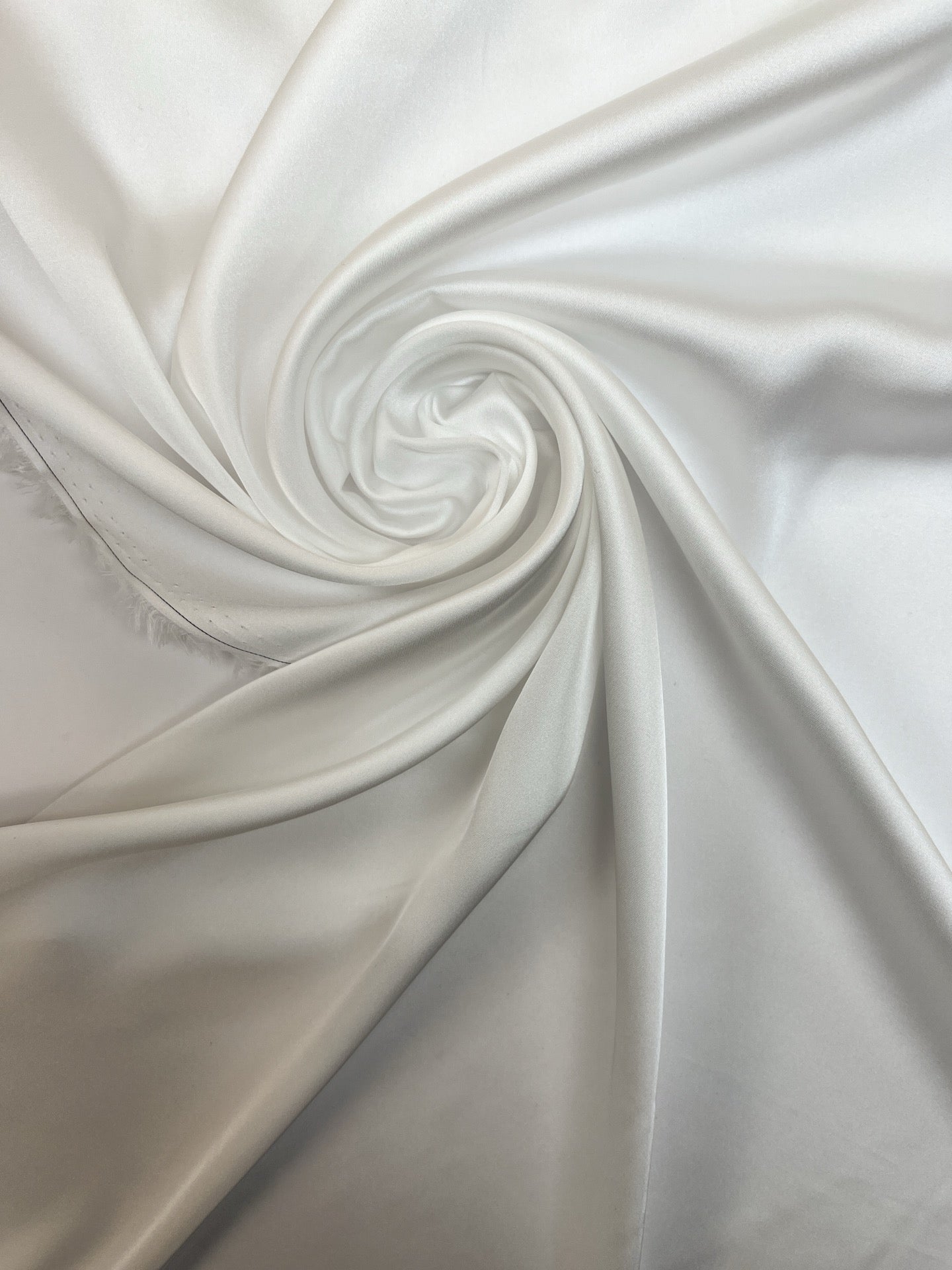 Weißer Polyamid Satin