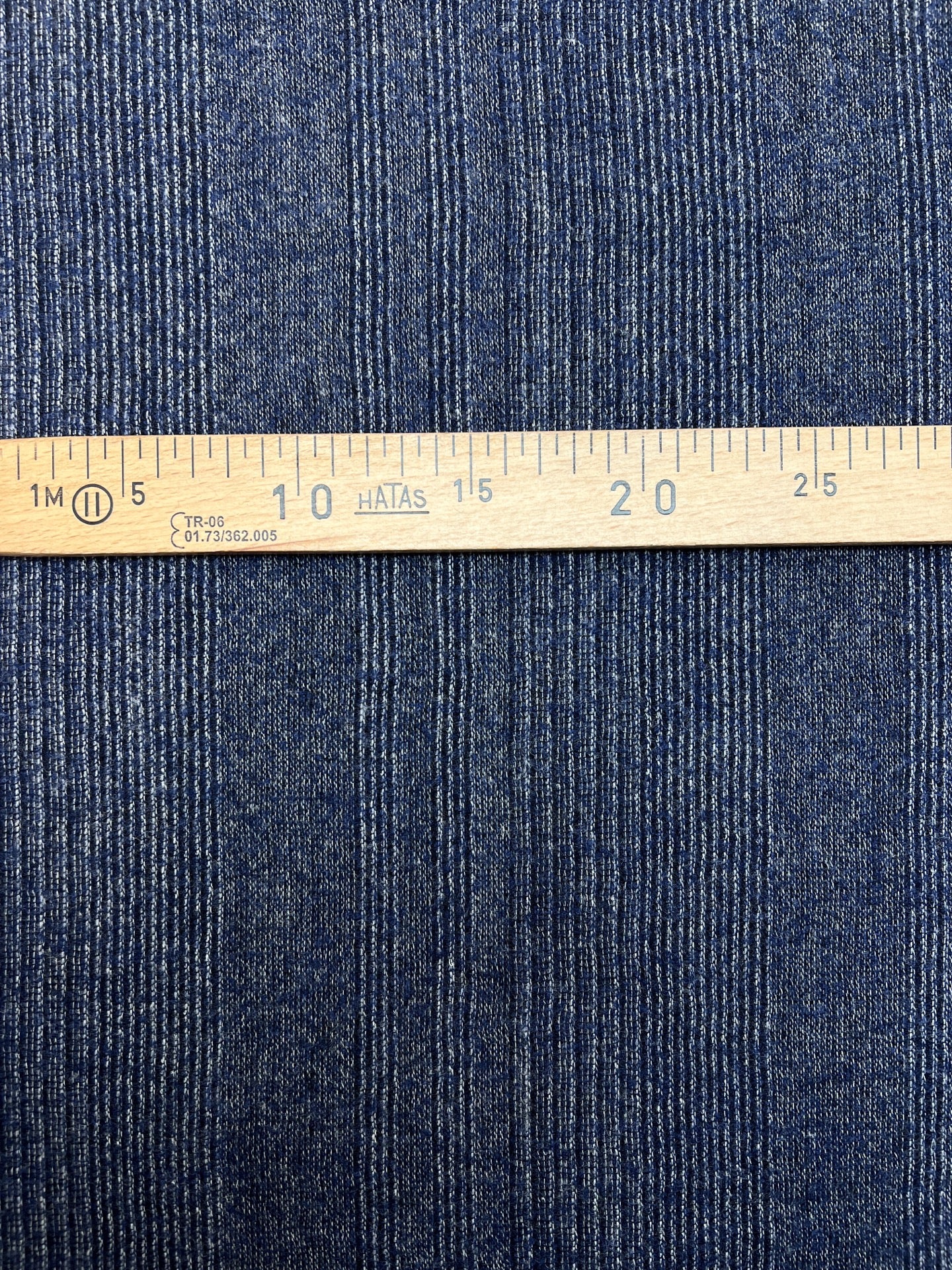Melange Striped Wool Fabric Casualwear