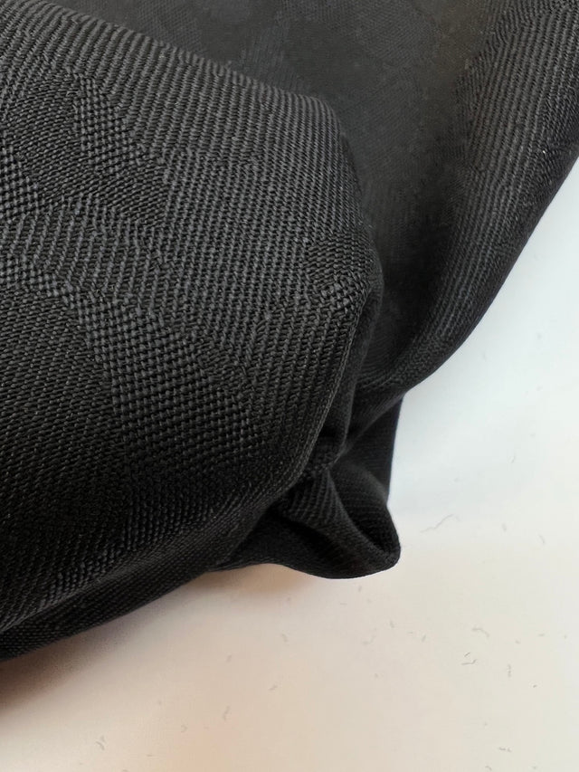 Laine Jacquard Abstrait Bleu Noir