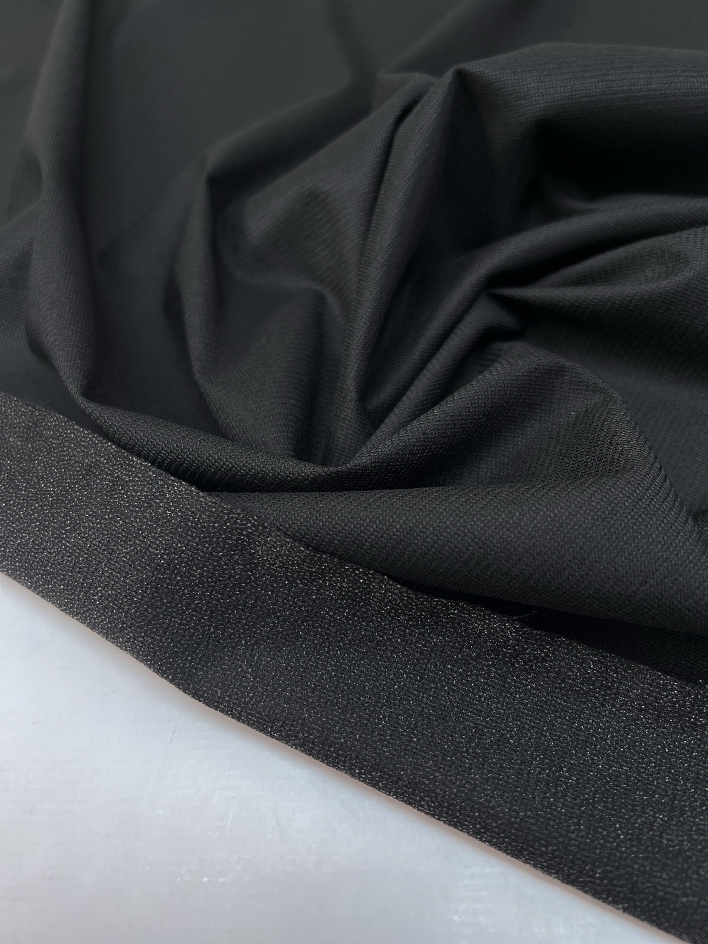 Black Blend Interlining Fabric