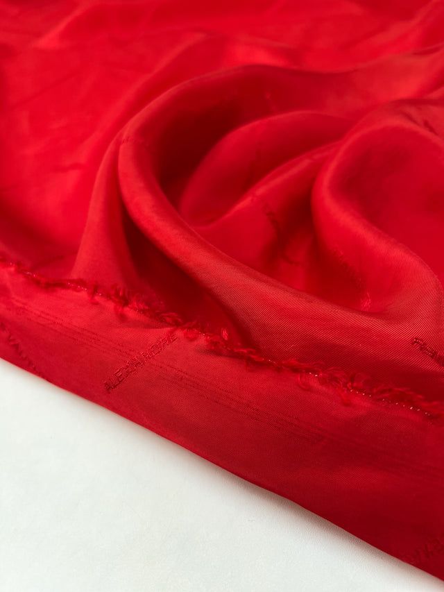 Red Shades Viscose Lining