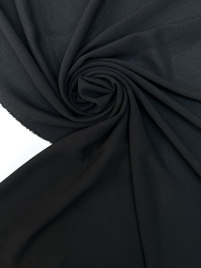 Crêpe Noir Tissé Polyamide