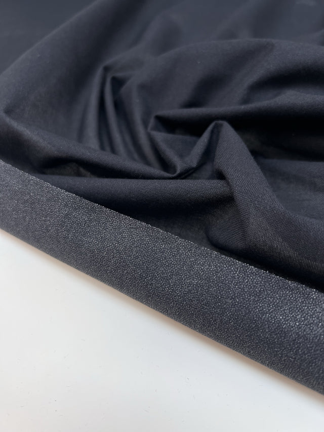 Entoilage coton bleu uni