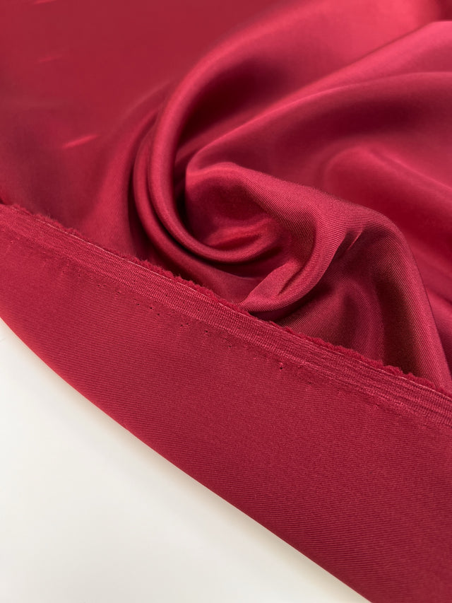 Red Shade Viscose Lining Twill