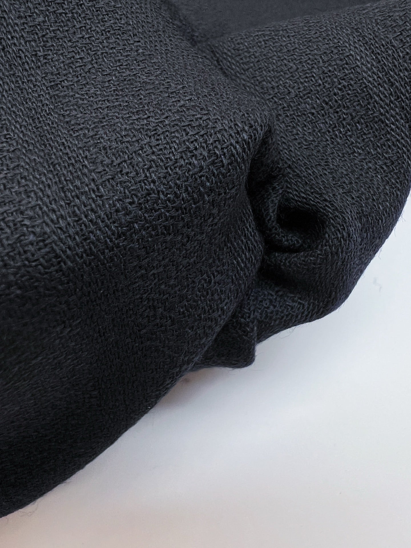 Blue Wool Jacquard Fabric