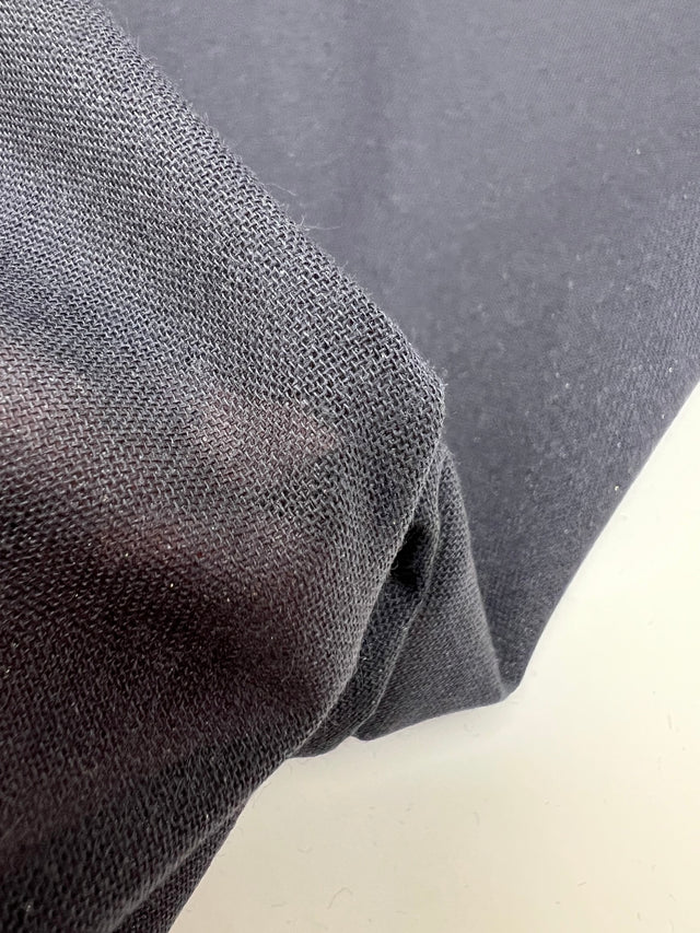 Entoilage coton bleu uni