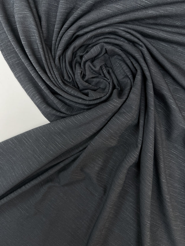 Melange Gray Viscose Knitted