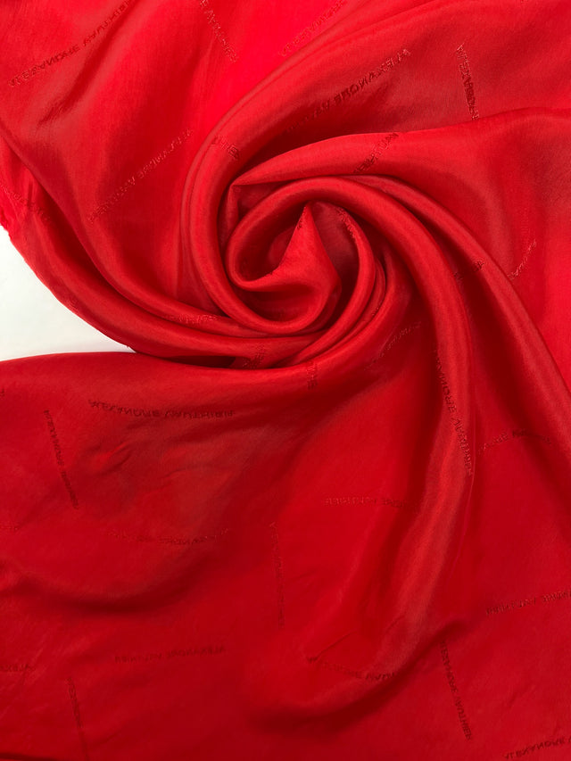 Red Shades Viscose Lining
