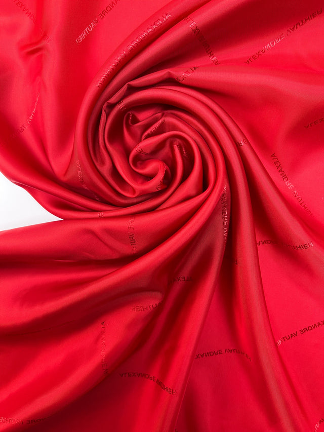 Red Shades Viscose Lining