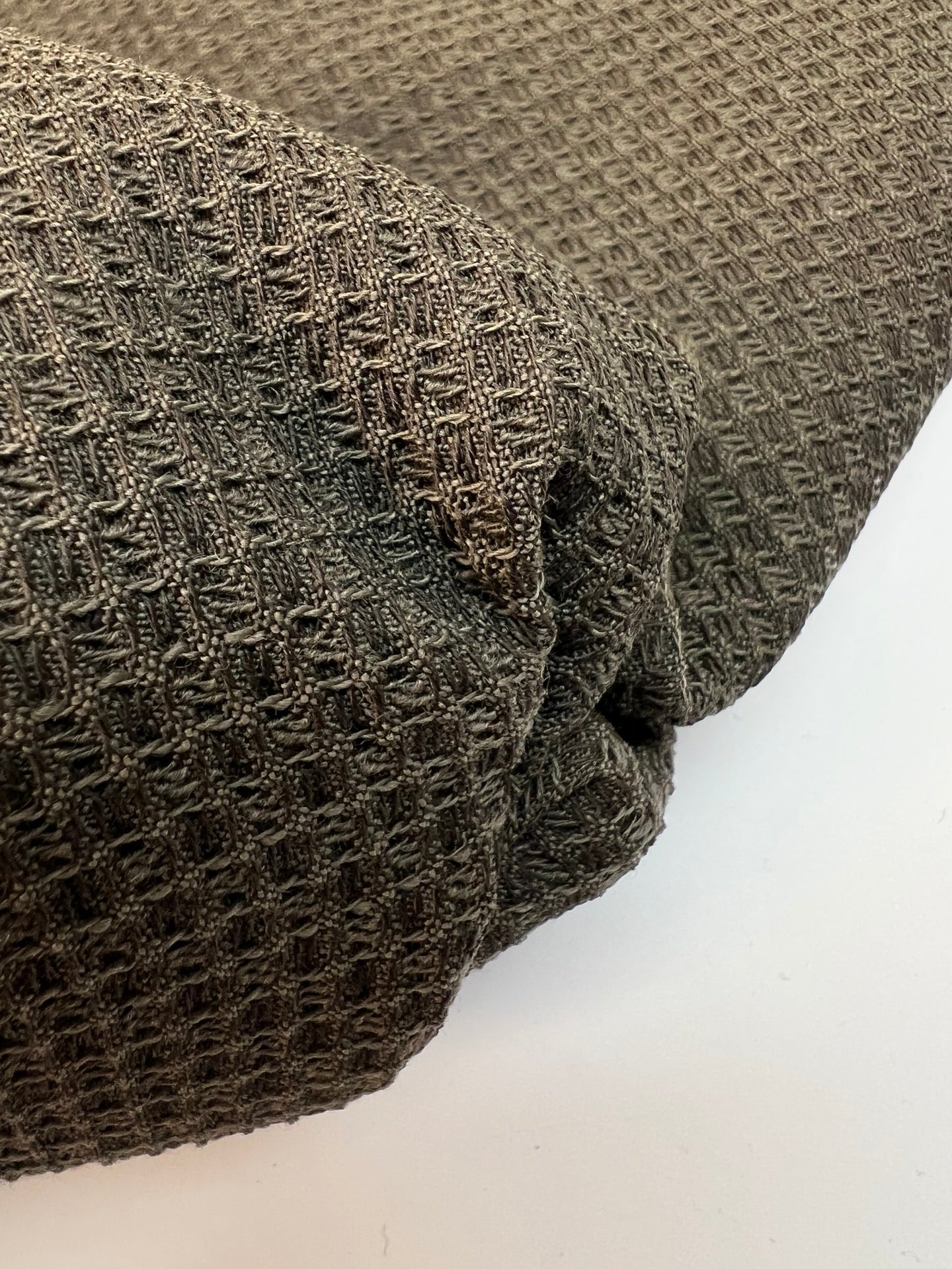 Grauer Wollstoff Mit Elastan