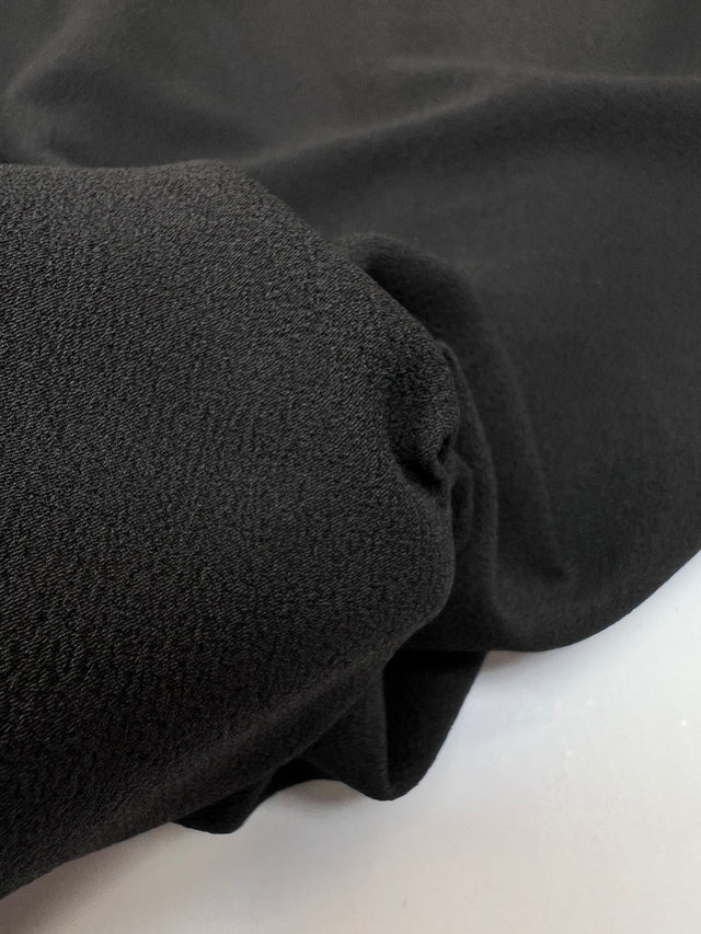 Crêpe Noir Tissé Polyamide