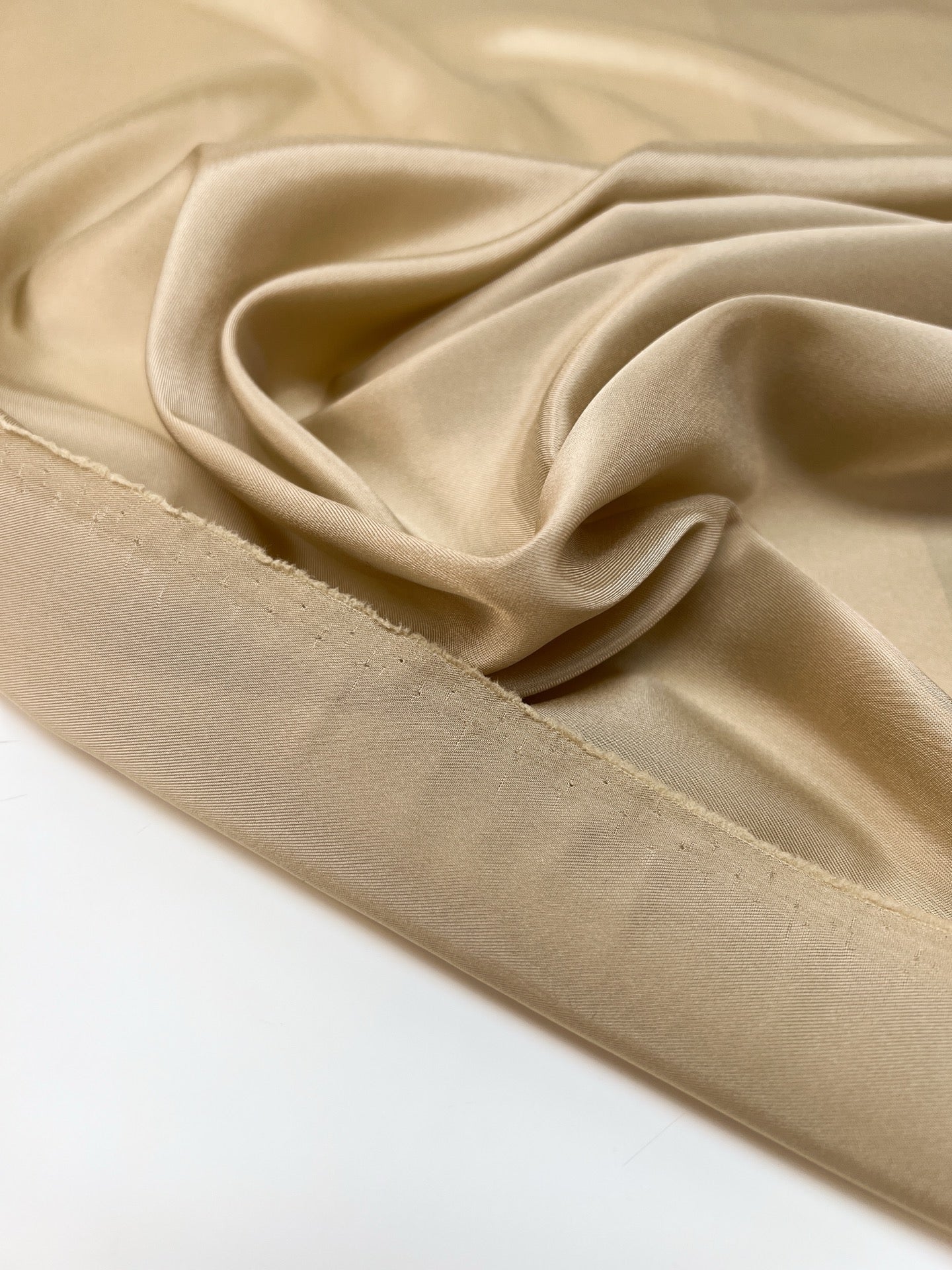 Doublure beige en viscose stretch