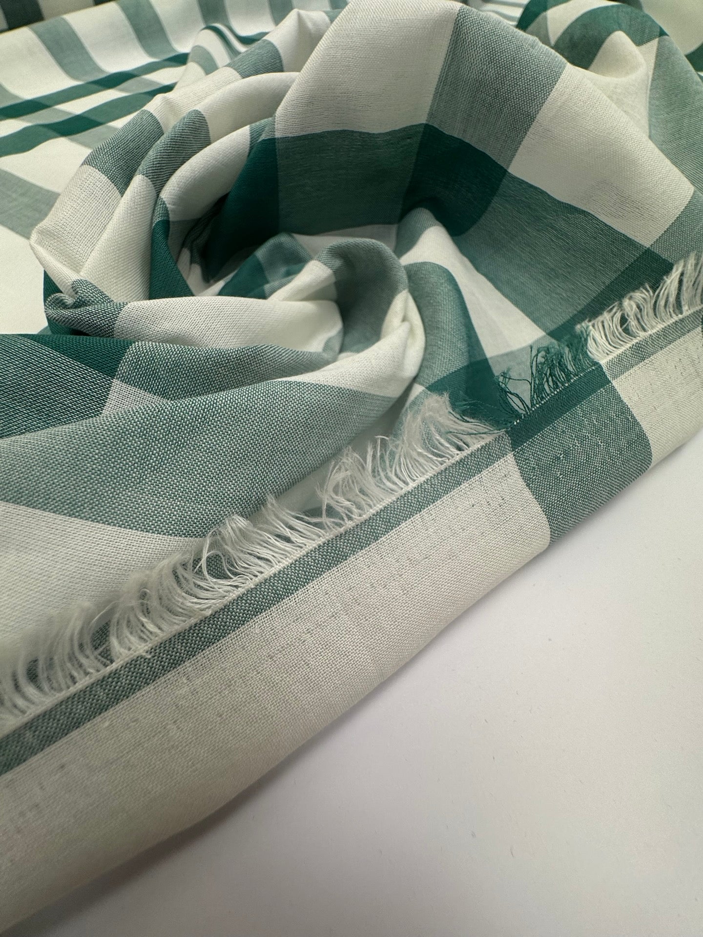 Checked Cotton Fabric For Shirt