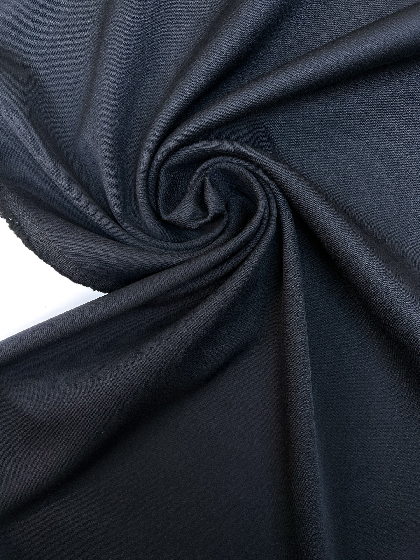 Blaues Woll Twill Anzug Gewebe