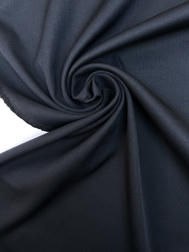 Blue Wool Twill Suit Fabric