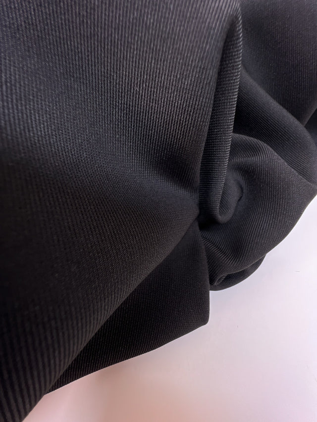 Tissu Sergé Noir Polyamide Costume